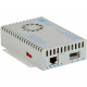 Omnitron Systems iConverter 10/100/1000 to 10 Gigabit Fiber Ethernet Media Converter XFP - 1 x 10/100/1000BASE-T, 1 x 10GBASE-R, Wall-Mount Standalone, US AC Powered, Lifetime Warranty 8580-1-D