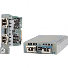 Omnitron Systems iConverter XG Industrial Media Converter - Management Port - Multi-mode, Single-mode - 10 Gigabit Ethernet - 10GBase-X - 2 x Expansion Slots - SFP+ - 2 x SFP+ Slots - Wall Mountable, Standalone, Rail-mountable, External, Desktop 8599-00-D