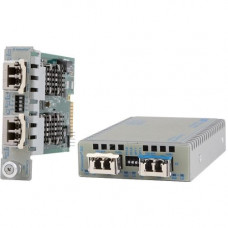 Omnitron Systems 10Gbps Protocol-Transparent Media Converter - Multi-mode, Single-mode - 10 Gigabit Ethernet - 10GBase-CX4, 10GBase-X, 10GFC (10x Fibre Channel), 10GBase-SR, 10GBase-LR, 10GBase-ER - 2 x Expansion Slots - XFP - 2x XFP Slots - Rack-mountabl