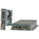 Omnitron Systems iConverter Transceiver - 1000Base-X - 2 x Expansion Slots - 2 x SFP Slots - Wall Mountable 8699-0-FW