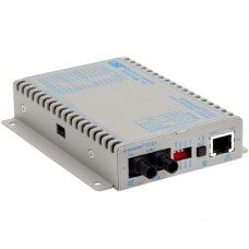Omnitron Systems iConverter T1/E1 Fiber Media Converter RJ48 ST Multimode 5km - 1 x T1/E1; 1 x ST Multimode; Wall-Mount Standalone; US AC Powered; Lifetime Warranty - RoHS, WEEE Compliance 8700-0-D