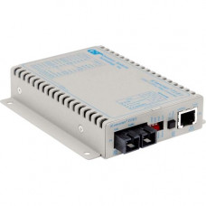 Omnitron Systems iConverter T1/E1 Fiber Media Converter RJ48 SC Multimode 5km - 1 x T1/E1, 1 x SC Multimode 1310nm, Standalone, US AC Powered, Lifetime Warranty 8702-0-D