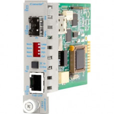 Omnitron Systems iConverter T1/E1 Media Converter RJ48 SFP Module - 1 x T1/E1; 1 x SFP; Internal Module; Lifetime Warranty - RoHS, WEEE Compliance 8719-0