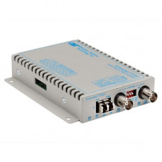 Omnitron Systems iConverter T3/E3 Fiber Media Converter Coaxial LC Single-Mode 30km Wide Temp - 1 x T3/E3/DS-3; 1 x LC Single-mode; Wall-Mount Standalone; Univ. AC Powered; Lifetime Warranty - RoHS, WEEE Compliance 8747-1-EW