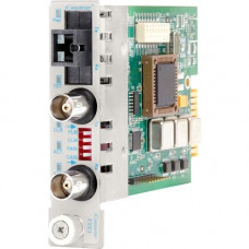 Omnitron Systems iConverter T3/E3 Single-Fiber Media Converter Coaxial SC Single-mode 40km BiDi Module - 1 x T3/E3/DS-3; 1 x SC Single-mode Single-Fiber (1550/1310); Internal Module; Lifetime Warranty - RoHS, WEEE Compliance 8751-2