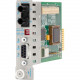 Omnitron Systems Managed Serial RS-232 to Fiber Media Converter - 1 x ST Ports - Internal 8760-0-W
