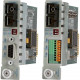 Omnitron Systems Managed Serial RS-232 to Fiber Media Converter - 1 x SC Ports - DuplexSC Port - Single-mode - Ethernet - Rack-mountable 8763T-1W