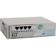 Omnitron Systems iConverter 4-Port T1/E1 Multiplexer - 4 x T1/E1 , 1 x 100Base-FX - 100Mbps Fast Ethernet, 1.544Mbps T1 , 2.048Mbps E1 8827-2-B