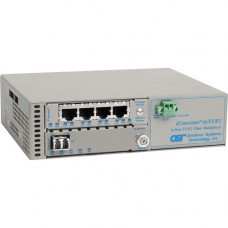 Omnitron Systems iConverter 4-Port T1/E1 Multiplexer - 4 x T1/E1 , 1 x 100Base-FX - 100Mbps Fast Ethernet, 1.544Mbps T1 , 2.048Mbps E1 8827-3-B