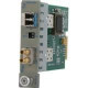Omnitron Systems Coax to Fiber Media Converter - Gigabit Ethernet - OC-3/STM-1, 1000Base-X - 1 x Expansion Slots - SFP - 1 x SFP Slots - RoHS, WEEE Compliance 8899S-0
