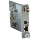 Omnitron Systems iConverter 10/100M Twisted pair To Fiber Media Converter - 1 x RJ-45 , 1 x LC Duplex , 1 x mini-DIN RS-232 Serial - 10/100Base-TX, 100Base-FX 8907-1