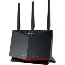 Asus RT-AX86U IEEE 802.11ax Ethernet Wireless Router - 2.40 GHz ISM Band - 5 GHz UNII Band - 4 x Antenna(1 x Internal/3 x External) - 712.50 MB/s Wireless Speed - 4 x Network Port - 2 x Broadband Port - USB - 2.5 Gigabit Ethernet - VPN Supported - Desktop