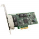 Lenovo Broadcom NetXtreme I Quad Port GbE Adapter - PCI Express x1 - 4 Port(s) - 4 x Network (RJ-45) - Low-profile 90Y9352