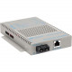 Omnitron Systems OmniConverter 10/100 PoE Ethernet Fiber Media Converter Switch RJ45 SC Multimode 5km - 1 x 10/100BASE-TX, 1 x 100BASE-FX, US AC Powered, Lifetime Warranty 9302-0-11