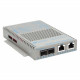Omnitron Systems OmniConverter SL 10/100 PoE Ethernet Fiber Media Converter Switch RJ45 SFP Wide Temp - 2 x 10/100BASE-TX; 2 x 100BASE-FX; DC Powered; Lifetime Warranty - RoHS, WEEE Compliance 9359-1-29W