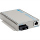Omnitron Systems OmniConverter SE 10/100/1000 PoE+ Fast Ethernet Fiber Media Converter Switch RJ45 SC Single-Mode 30km - 1 x 10/100/1000BASE-TX; 1 x 100BASE-LX; US AC Powered; Lifetime Warranty; US Made - RoHS, WEEE Compliance 9383-1-11