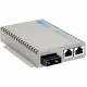 Omnitron Systems OmniConverter SE 10/100/1000 PoE+ Fast Ethernet Fiber Media Converter Switch RJ45 SC Single-Mode 30km - 2 x 10/100/1000BASE-TX; 1 x 100BASE-LX; US AC Powered; Lifetime Warranty; US Made - RoHS, WEEE Compliance 9383-1-21