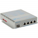 Omnitron Systems OmniConverter GPoE+/SX 4x PoE+ LC Multimode 550m US AC Powered - Network (RJ-45) - 4x PoE+ (RJ-45) Ports - 1 x LC Ports - Multi-mode - Gigabit Ethernet - 1000Base-T, 1000Base-SX - Desktop, Wall Mountable, Rail-mountable, Standalone 9446-0