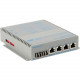 Omnitron Systems OmniConverter GPoE+/SX 4x PoE+ 2x LC Multimode 550m US AC Powered - Network (RJ-45) - 4x PoE+ (RJ-45) Ports - 2 x LC Ports - Multi-mode - Gigabit Ethernet - 1000Base-T, 1000Base-SX - Desktop, Wall Mountable, Rail-mountable, Standalone 944