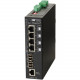 Omnitron Systems RuggedNet Managed Industrial Gigabit PoE+, 2xSM LC, RJ-45, Ethernet Fiber Switch - 4 x 10/100/1000BASE-T, 2 x 1000BASE-X, 2xDC Power, 5 Year Warranty 9547-1-24-2Z