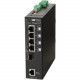 Omnitron Systems RuggedNet Managed Industrial Gigabit PoE+, SFP, RJ-45, Ethernet Fiber Switch - 4 x 10/100/1000BASE-T, 1 x 1000BASE-X, 2xDC Power, 5 Year Warranty 9559-0-14-2Z