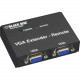 Black Box VGA Receiver, 2-Port - 2 Output Device - 500 ft Range - 1 x Network (RJ-45) - 2 x VGA Out - XGA - 1024 x 768 - Twisted Pair - Category 5 AC555A-REM-R2