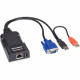 Black Box Agility Zero U KVM-over-IP Transmitter - VGA - 1920 x 1200 Maximum Video Resolution - 1 x Network (RJ-45) - 2 x USB - 1 x VGA - Rack-mountable - 0U ACR500VG-T