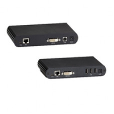 Black Box KVM Extender - DVI-D, USB 2.0, Single-Access, CATx - 1 Computer(s) - 1 Local User(s) - 328 ft Range - 1920 x 1200 Maximum Video Resolution - 2 x Network (RJ-45) - 4 x USB - 2 x DVI - 120 V AC, 230 V AC Input Voltage ACU1500A-R3