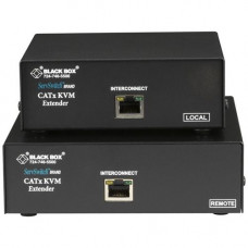 Black Box ServSwitch ACU6022A KVM Switch - 1 Computer(s) - 1 Local User(s) - 1 Remote User(s) - 1000 ft Range - UXGA - 1600 x 1200 Maximum Video Resolution - 2 x Network (RJ-45) - 5 x USB - 3 x VGA - 9 V DC Input Voltage - Rack-mountable, Desktop - 1U - T
