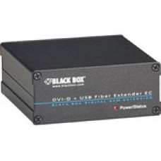 Black Box KVM Extender Receiver - DVI-I, USB-HID, Dual-Access, CATx - 1 Computer(s) - 426.51 ft Range - 1920 x 1200 Maximum Video Resolution - 1 x Network (RJ-45) - 4 x USB - 1 x DVI - Rack-mountable, Wall Mountable, Rail Mountable - 1U - TAA Compliant AC