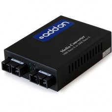 Accortec ADDON ADD-GMC-MMSM-2SC-ACC 1000MBPS GIGABIT MM/SM SC MEDIA CONVERTER 500M/20KM 850NM/1310NM ADD-GMC-MMSM-2SC