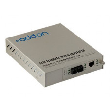 Accortec AddOn Computer AddOn - ADD-MCC1GMM5M-SK - AddOn 10/100/1000Base-TX(RJ-45) to 1000Base-SX(SC) MMF 850nm 550m Standalone Media Converter ADD-MCC1GMM5M-SK