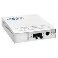 Accortec AddOn Computer AddOn - ADD-GMC-LX-2ST - AddOn 10/100/1000Base-TX(RJ-45) to 1000Base-LX(ST) SMF 1310nm 20km Media Converter - 100% ADD-MGMC-LX-2ST