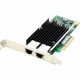 AddOn 10Gbs Dual Open RJ-45 Port 100m PCIe x8 Network Interface Card - 100% compatible and guaranteed to work - TAA Compliance ADD-PCIE-2RJ45-10G