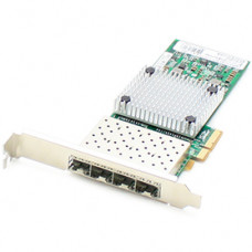 AddOn 10GBS 4 Port SFP+ NIC PCIEX8 4XSFP+ Network Adapter ADD-PCIE-4SFP+