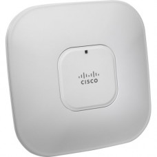 Cisco Aironet 1142N IEEE 802.11n 300 Mbit/s Wireless Access Point - 2.40 GHz, 5 GHz - 1 x Network (RJ-45) - PoE Ports - Wall Mountable AIR-AP1142N-PK9-RF