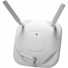 Cisco Aironet 1602E IEEE 802.11n 300 Mbit/s Wireless Access Point - 2.40 GHz - MIMO Technology - 1 x Network (RJ-45) - Ethernet, Fast Ethernet, Gigabit Ethernet - Ceiling Mountable - TAA Compliance AIR-CAP1602EIK9-RF