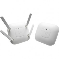 Cisco Aironet 2602I IEEE 802.11n 450 Mbit/s Wireless Access Point - 2.46 GHz, 5.83 GHz - MIMO Technology - Beamforming Technology - 1 x Network (RJ-45) - Ceiling Mountable - TAA Compliance AIR-CAP2602IZK9-RF