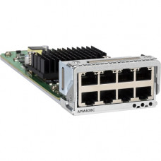 Netgear 8x100M/1G/2.5G/5G/10GBASE-T Port Card - For Data Networking - 8 RJ-45 10GBase-T Network LAN - Twisted Pair10 Gigabit Ethernet - 10GBase-T APM408C-10000S