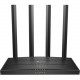 TP-Link Archer Wi-Fi 5 IEEE 802.11ac Ethernet Wireless Router - 2.40 GHz ISM Band - 4 GHz UNII Band - 4 x Antenna(4 x External) - 145.88 MB/s Wireless Speed - 4 x Network Port - 1 x Broadband Port - Gigabit Ethernet - VPN Supported - Desktop ARCHER A6_V3