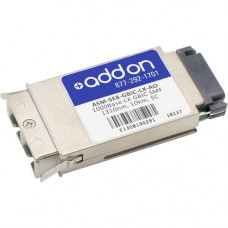 AddOn Redback ASM-SE8-GBIC-LX Compatible TAA Compliant 1000Base-LX GBIC Transceiver (SMF, 1310nm, 10km, SC) - 100% compatible and guaranteed to work - TAA Compliance ASM-SE8-GBIC-LX-AO
