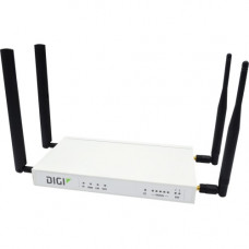 Digi Accelerated 6350-SR IEEE 802.11n 2 SIM Ethernet, Cellular Modem/Wireless Router - 4G - LTE, HSPA+, LTE Advanced, UMTS - 4 x Network Port - 1 x Broadband Port - USB - Gigabit Ethernet - VPN Supported - TAA Compliance ASN-6350-SR03-GLB