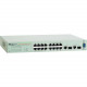 Allied Telesis WebSmart AT-FS750/20 Ethernet Switch - 20 Ports - Manageable - 2 Layer Supported - Modular - Optical Fiber, Twisted Pair - Rack-mountable, Wall Mountable, Desktop - TAA Compliance AT-FS750/20-10