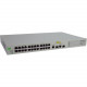 Allied Telesis Fast Ethernet WebSmart Switch - 24 Ports - Manageable - 2 Layer Supported - Modular - Twisted Pair, Optical Fiber - Wall Mountable, Rack-mountable, Desktop - TAA Compliance AT-FS750/28PS-10