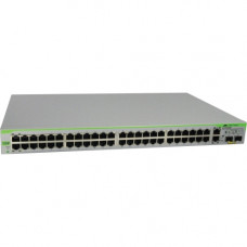 Allied Telesis Fast Ethernet WebSmart Switch - 48 Ports - Manageable - 2 Layer Supported - Modular - Twisted Pair, Optical Fiber - Wall Mountable, Rack-mountable, Desktop - TAA Compliance AT-FS750/52-10