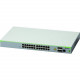 Allied Telesis CentreCOM AT-FS980M/28 Ethernet Switch - 24 Ports - Manageable - 4 Layer Supported - Modular - Twisted Pair, Optical Fiber - Wall Mountable AT-FS980M/28-10