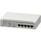 Allied Telesis 5-port 10/100/1000T Unmanaged Switch with Internal PSU - 5 Ports - 2 Layer Supported - Twisted Pair - Desktop, Wall Mountable - TAA Compliance AT-GS910/5-10
