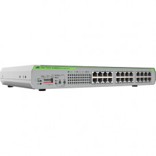 Allied Telesis 24-port 10/100/1000T Unmanaged Switch with Internal PSU - 24 Ports - 2 Layer Supported - Twisted Pair - Desktop, Rack-mountable, Wall Mountable AT-GS920/24-10