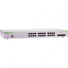 Allied Telesis CenterCom AT-GS924M-10 Ethernet Switch - 24 Ports - Manageable - 2 Layer Supported - Twisted Pair, Optical Fiber - Rack-mountable AT-GS924M-10