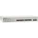 Allied Telesis 10-Port 10/100/1000T WebSmart Switch with 2 SFP Combo Ports and PoE+ - 10 Ports - Manageable - 2 Layer Supported - Twisted Pair - PoE Ports - Rack-mountable, Desktop, Wall Mountable - Lifetime Limited Warranty - China RoHS, EU RoHS, RoHS, T